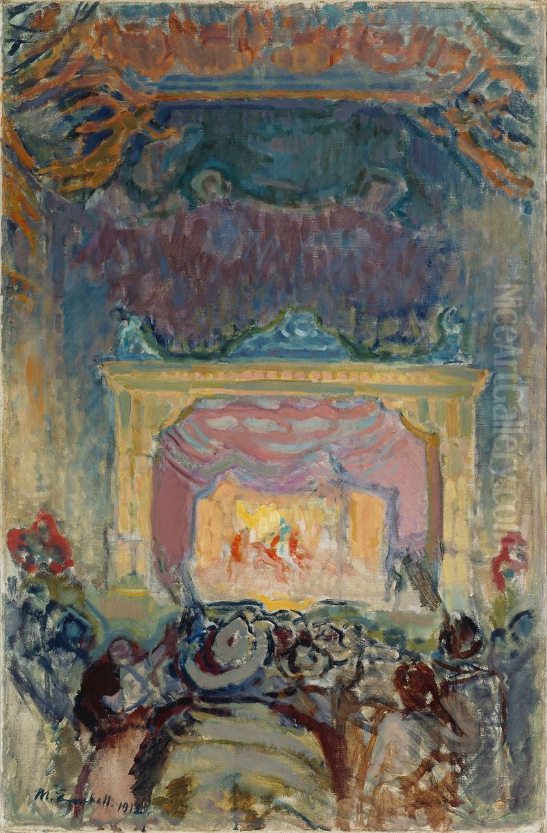 The Variety Theatre in Paris Oil Painting by Magnus Enckell