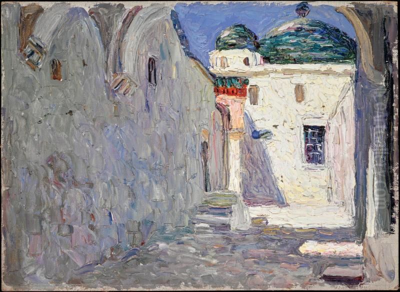 Tunis, Street Oil Painting by Wassily Kandinsky