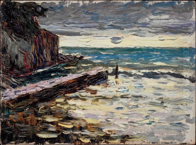 Rapallo, Stormy Sea Oil Painting by Wassily Kandinsky