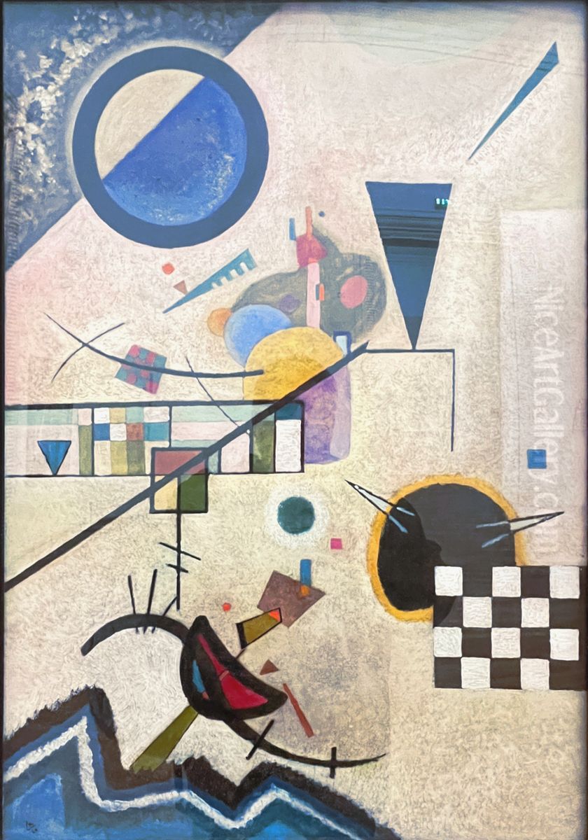 Accords opposes Oil Painting by Wassily Kandinsky