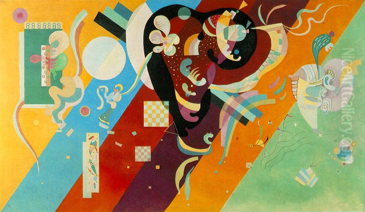 Composition 9 Oil Painting by Wassily Kandinsky