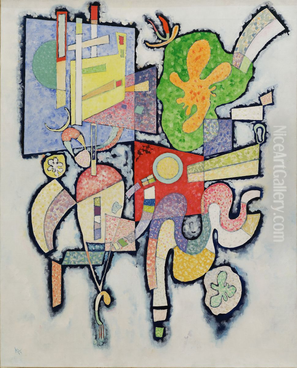 Complex-Simple Oil Painting by Wassily Kandinsky