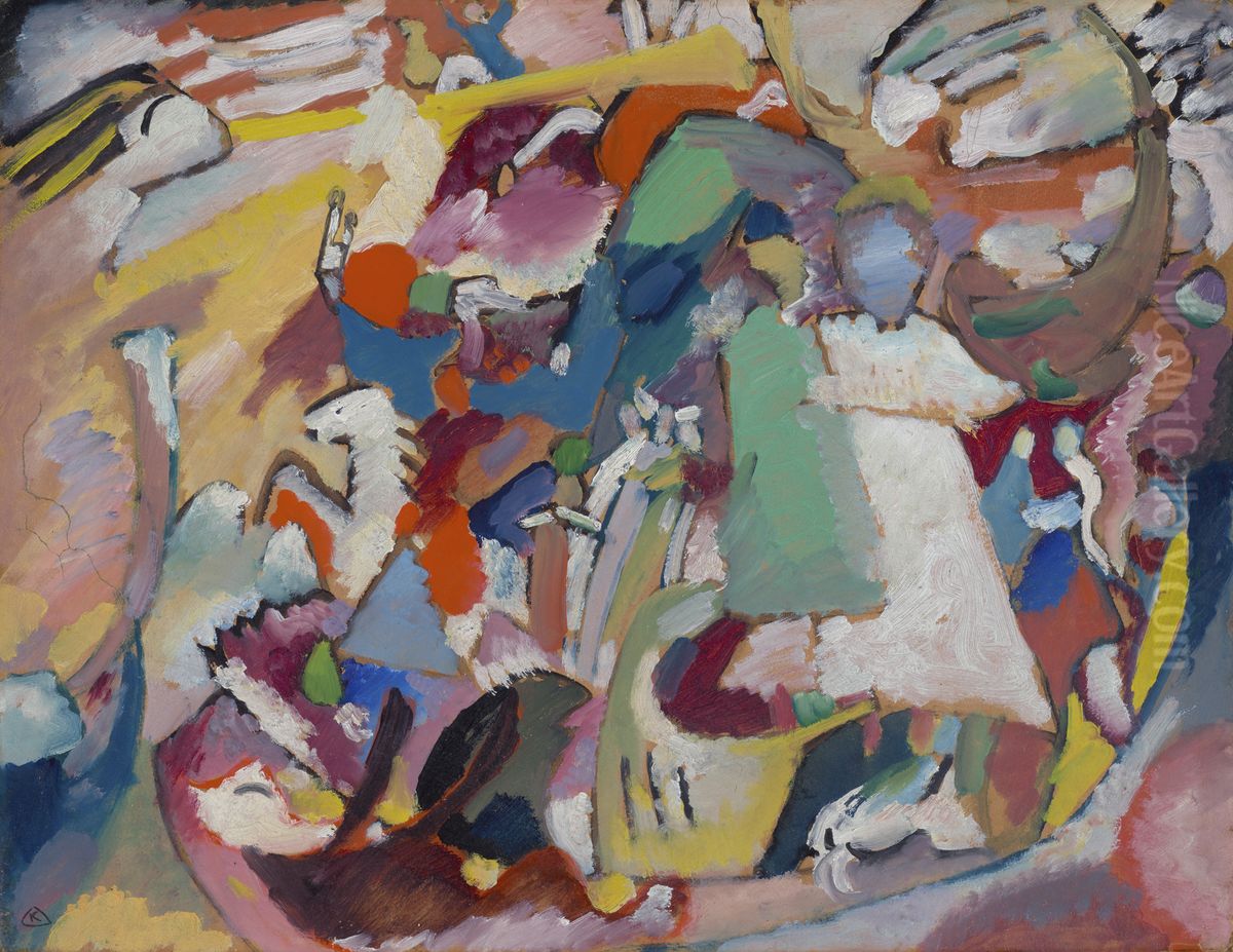 All Saints Day l Oil Painting by Wassily Kandinsky