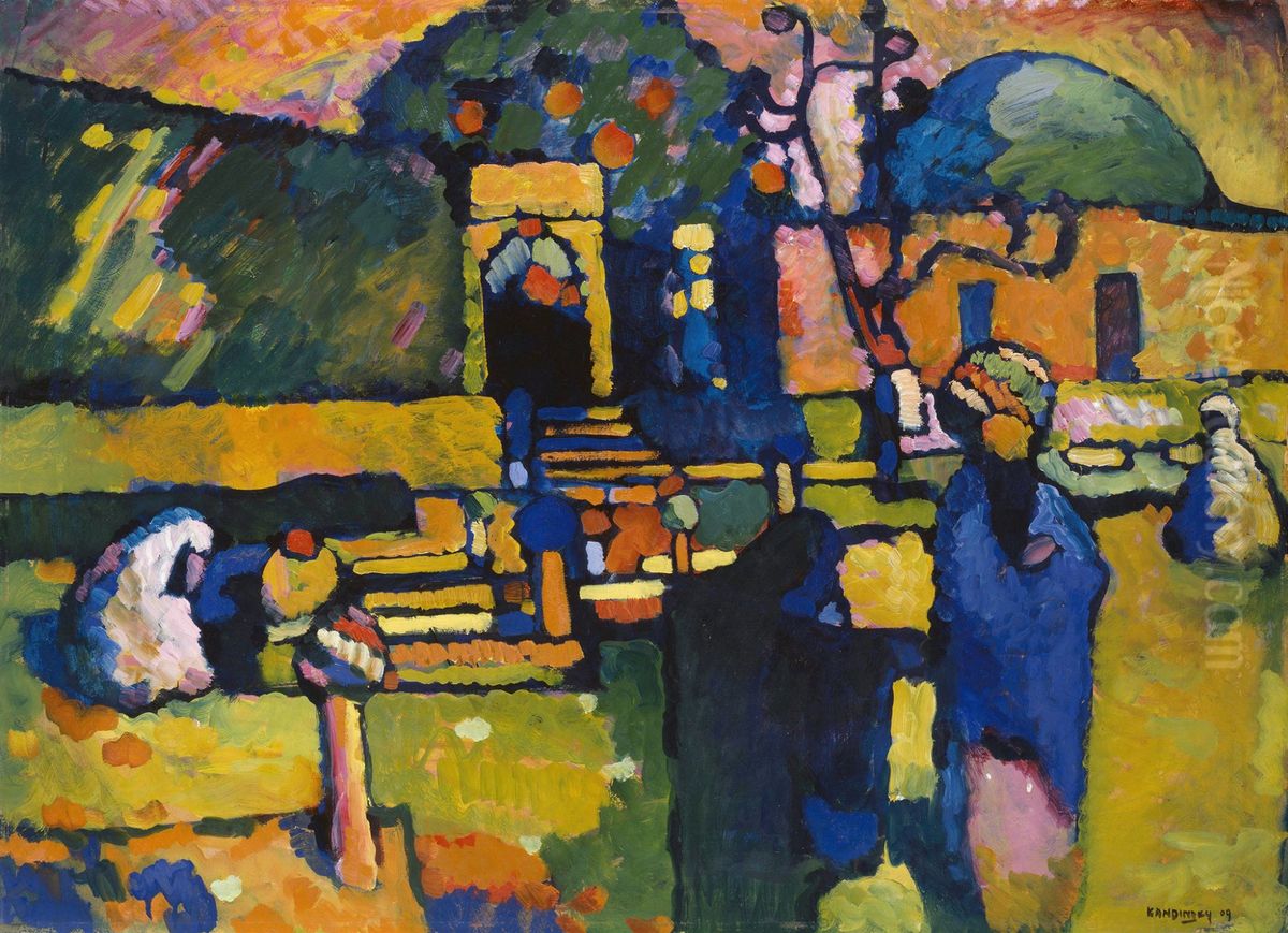 Arabischer Friedhof Oil Painting by Wassily Kandinsky