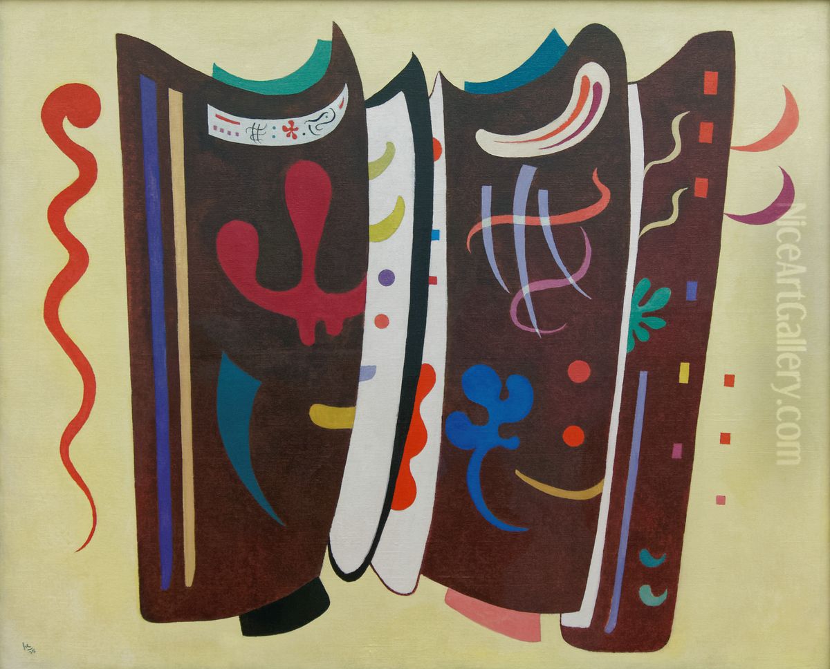 Brun supplemente Oil Painting by Wassily Kandinsky