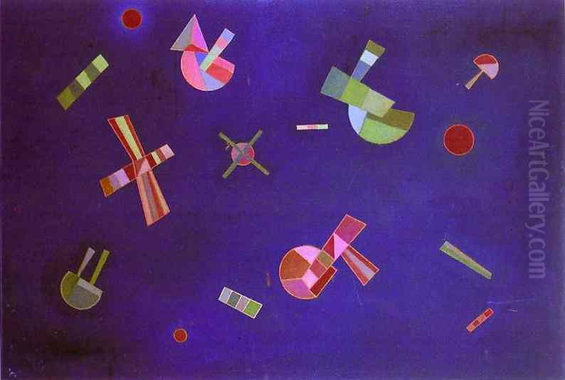 Fixed Flight Oil Painting by Wassily Kandinsky