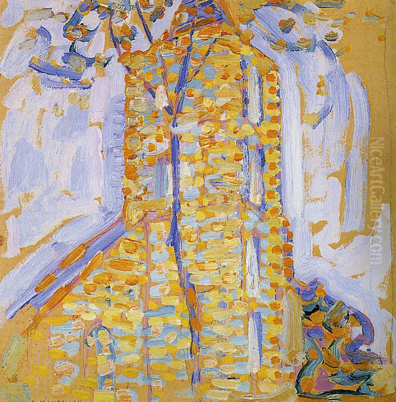 Church in Domburg Oil Painting by Piet Mondrian