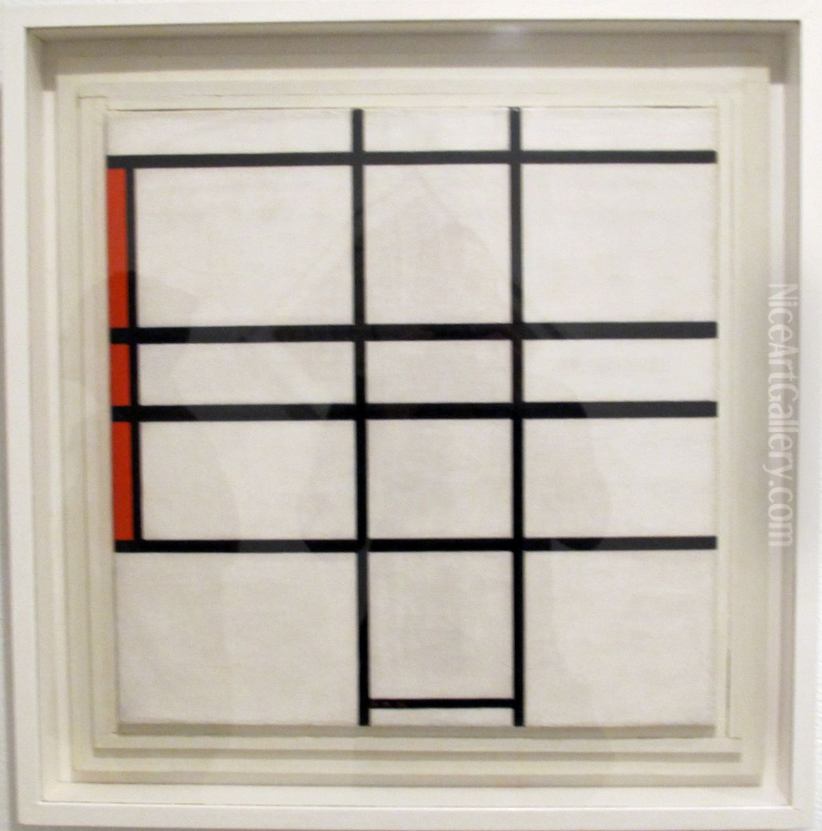 B Oil Painting by Piet Mondrian