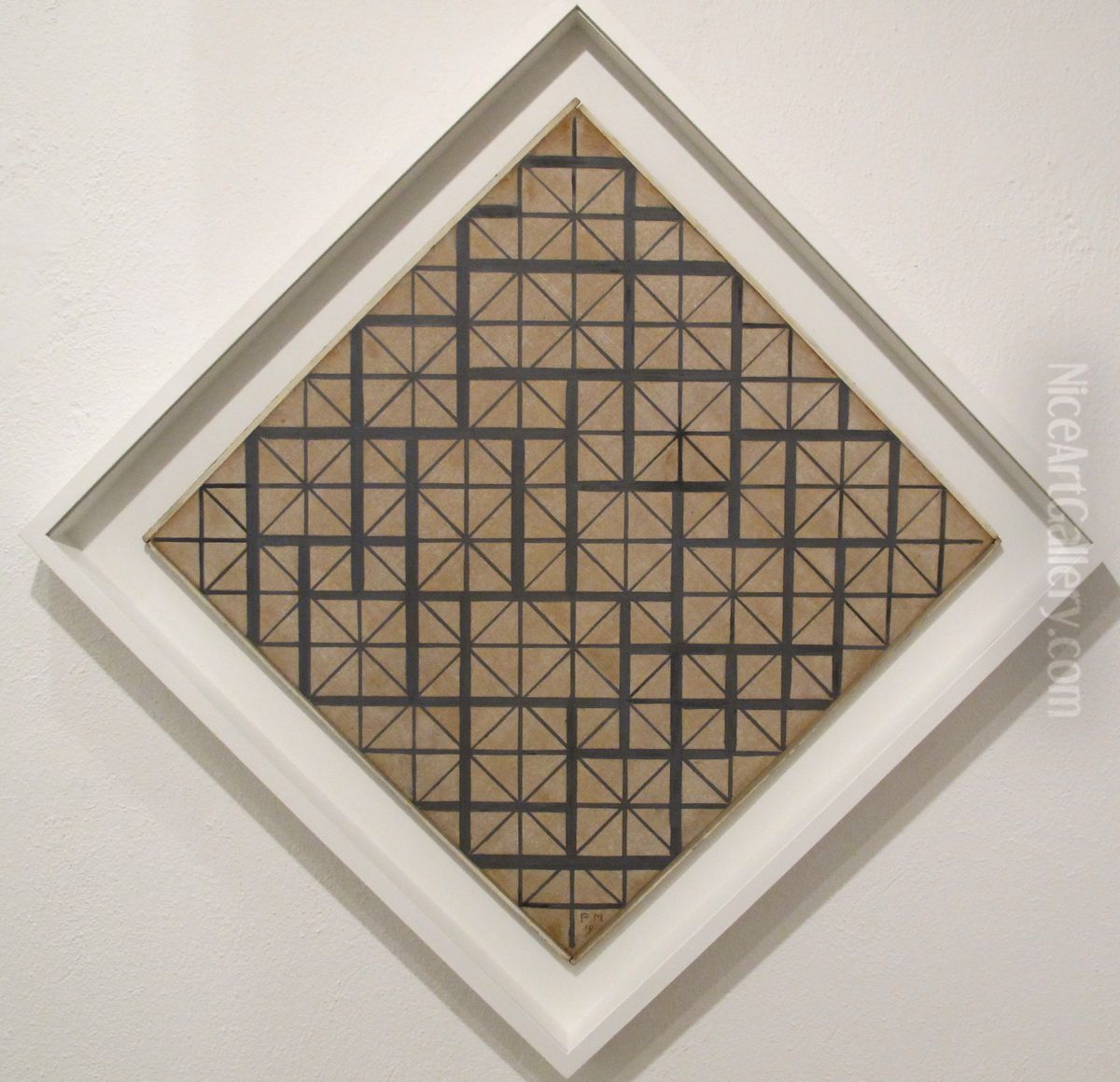 Composition with grid 4 Oil Painting by Piet Mondrian