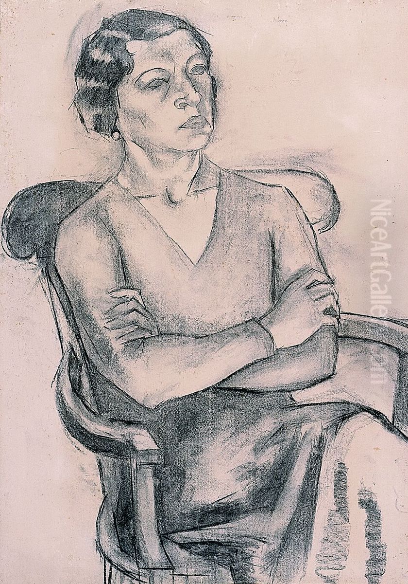 Totote Oil Painting by Manolo Hugue