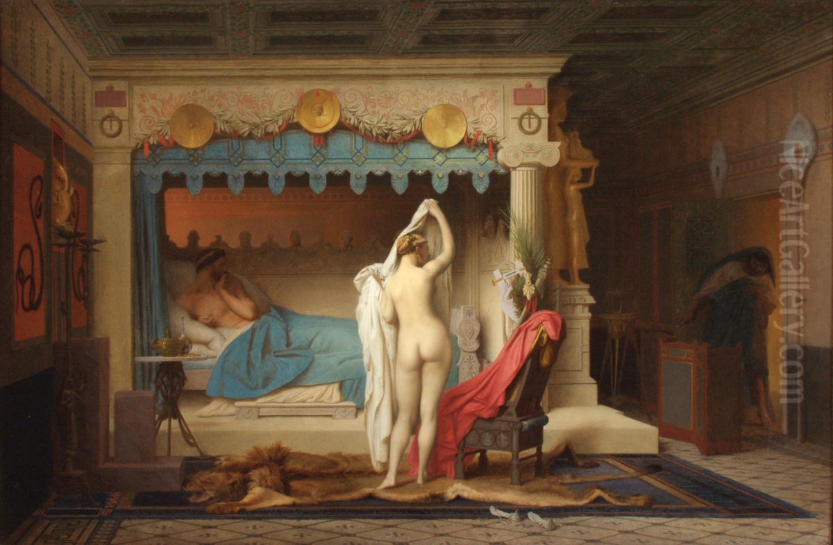 Le Roi Candaules Oil Painting by Jean-Leon Gerome