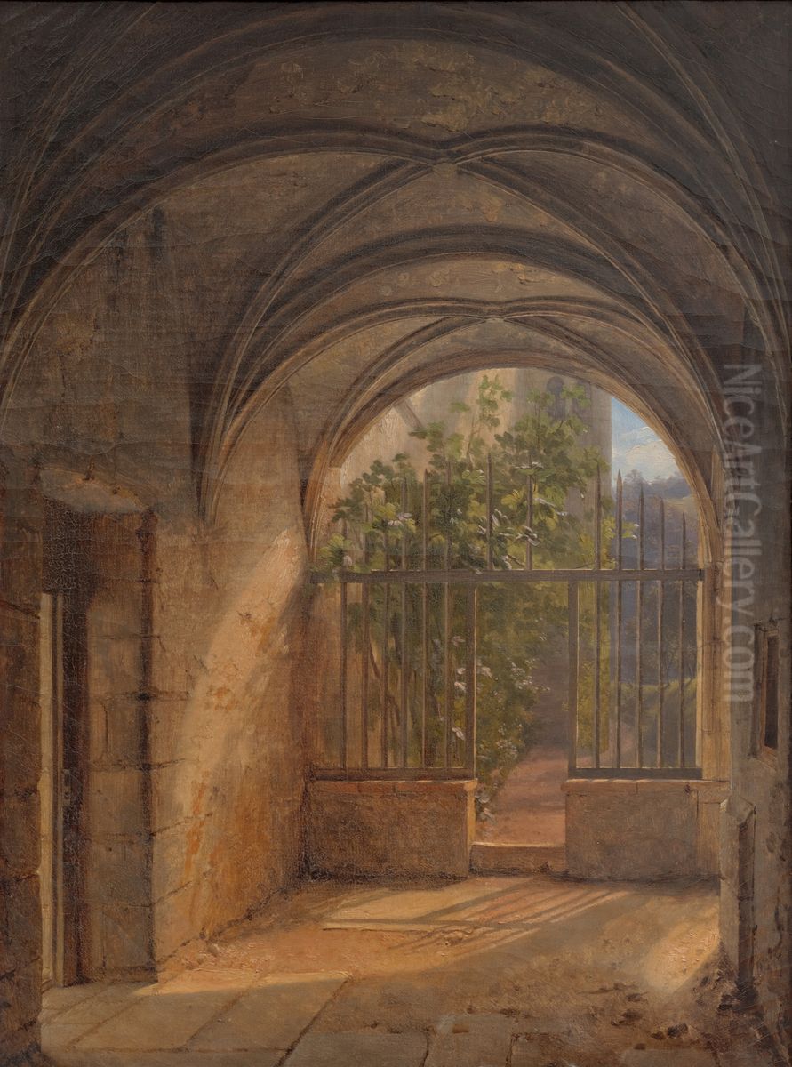 Couvent des Cordeliers de l'Observance Oil Painting by Francois Fleury-Richard