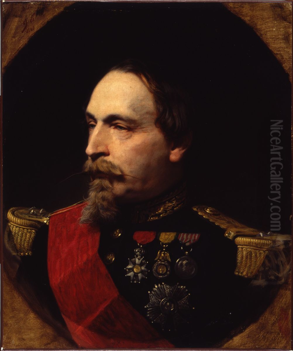 Portrait of Napoleon III Oil Painting by Adolphe Yvon