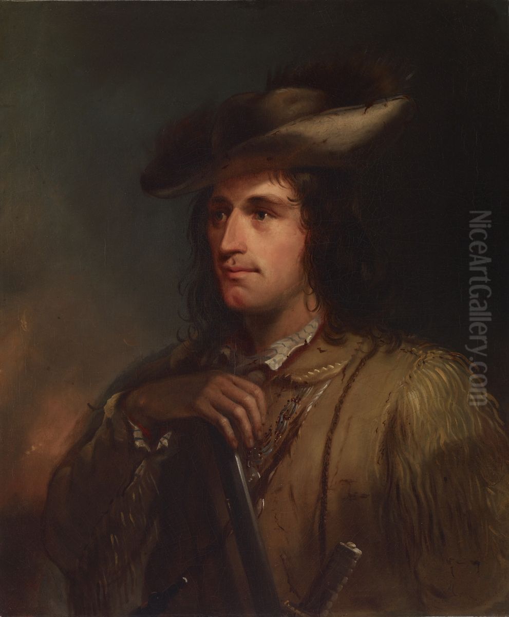 Portrait of Antoine Oil Painting by Alfred Jacob Miller