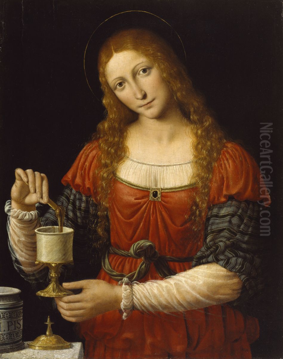 Mary Magdalen Oil Painting by Andrea Solari
