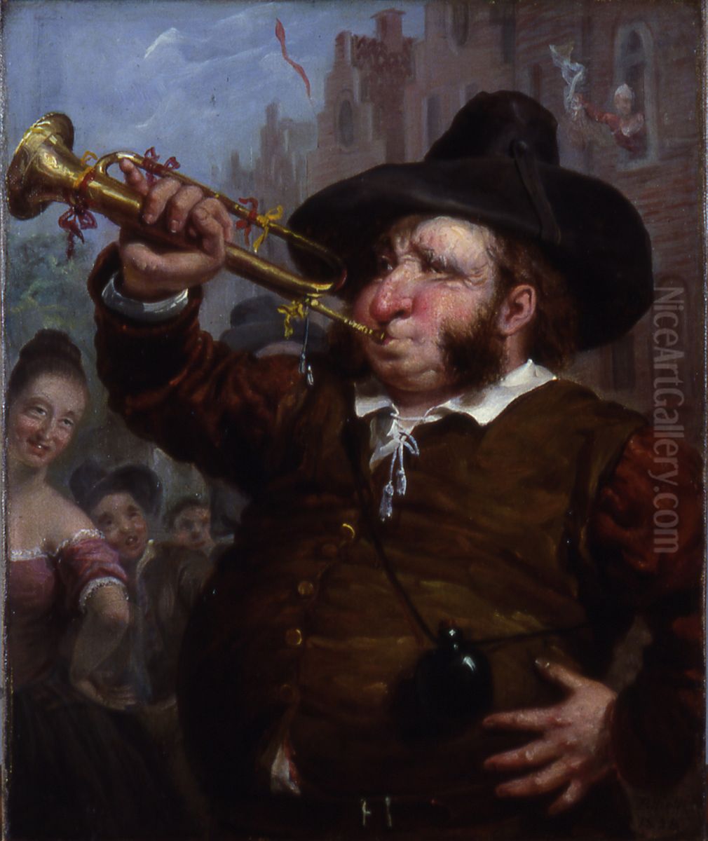 Anthony Van Corlear Oil Painting by Charles Loring Elliott