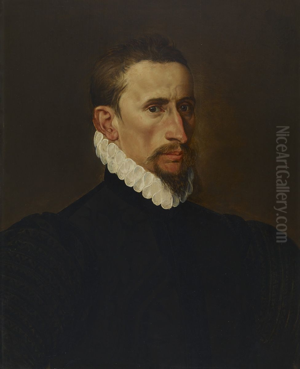 Portrait of a Gentleman Oil Painting by Frans Floris I