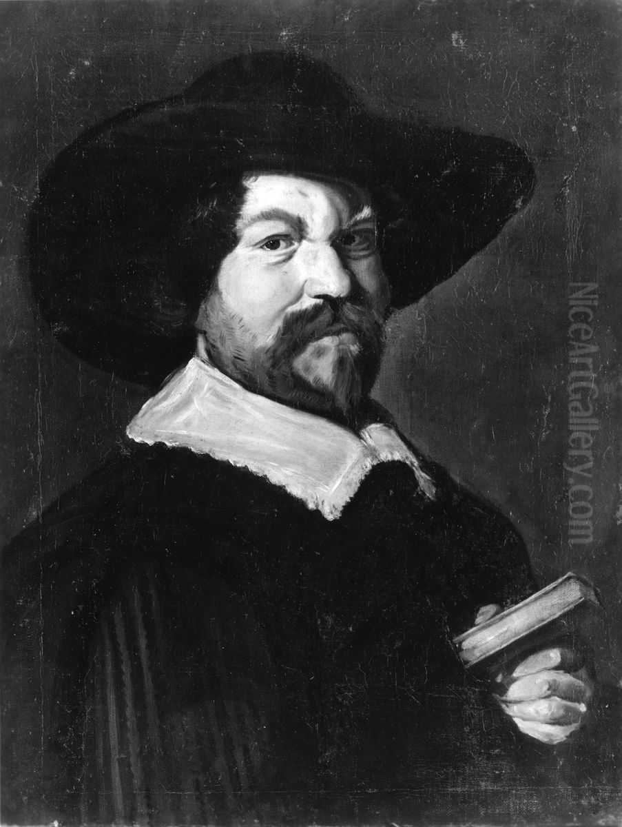 Portrait Bust of a Man Oil Painting by Frans Hals