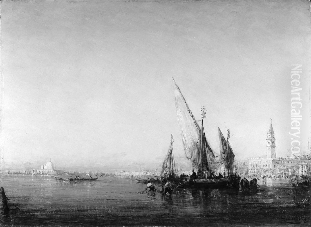 Venice, Midday Oil Painting by Felix Ziem
