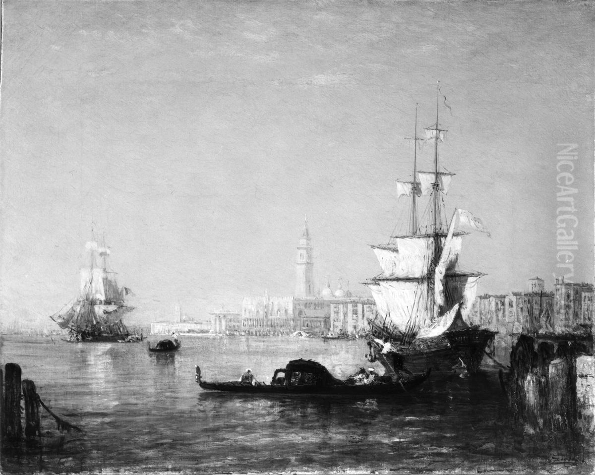 Venice, Morning Oil Painting by Felix Ziem