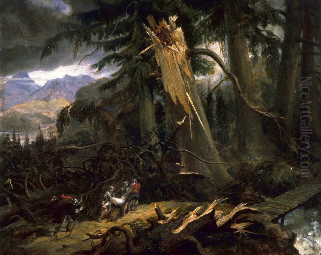 After the Storm Oil Painting by George Hayter