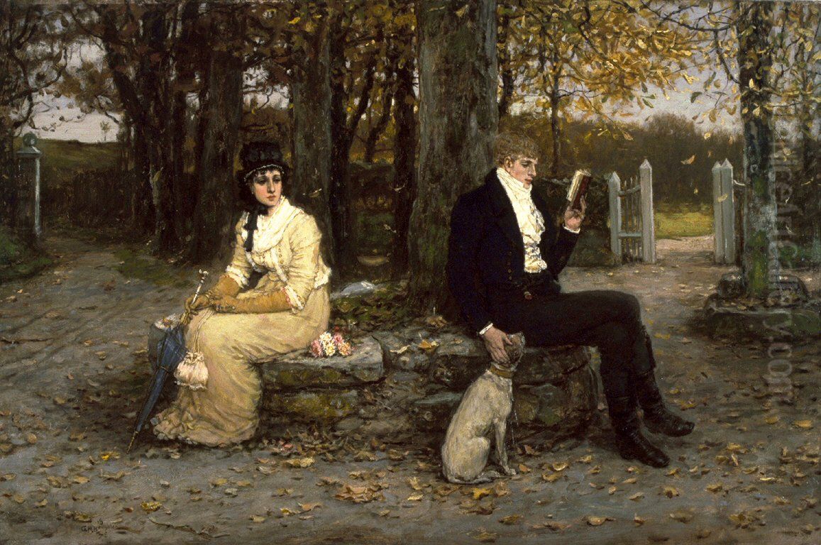 The Waning Honeymoon Oil Painting by George Henry Boughton