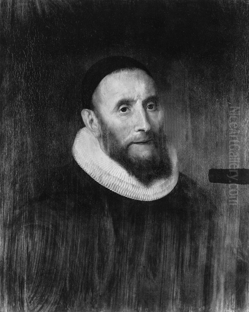 Portrait Of a Man at Age 67 Oil Painting by Jacob Gerritsz. Cuyp