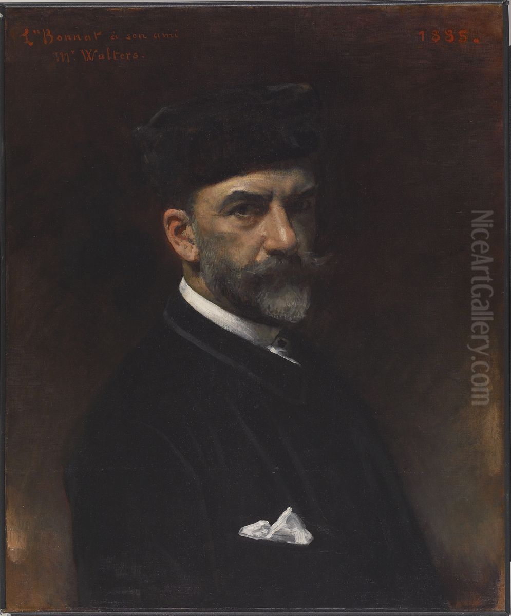 Portrait of the Artist Oil Painting by Leon Bonnat