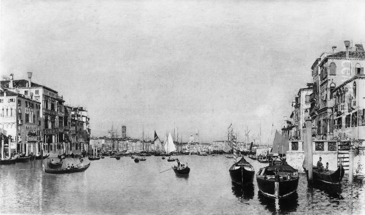 Venice Oil Painting by Martin Rico