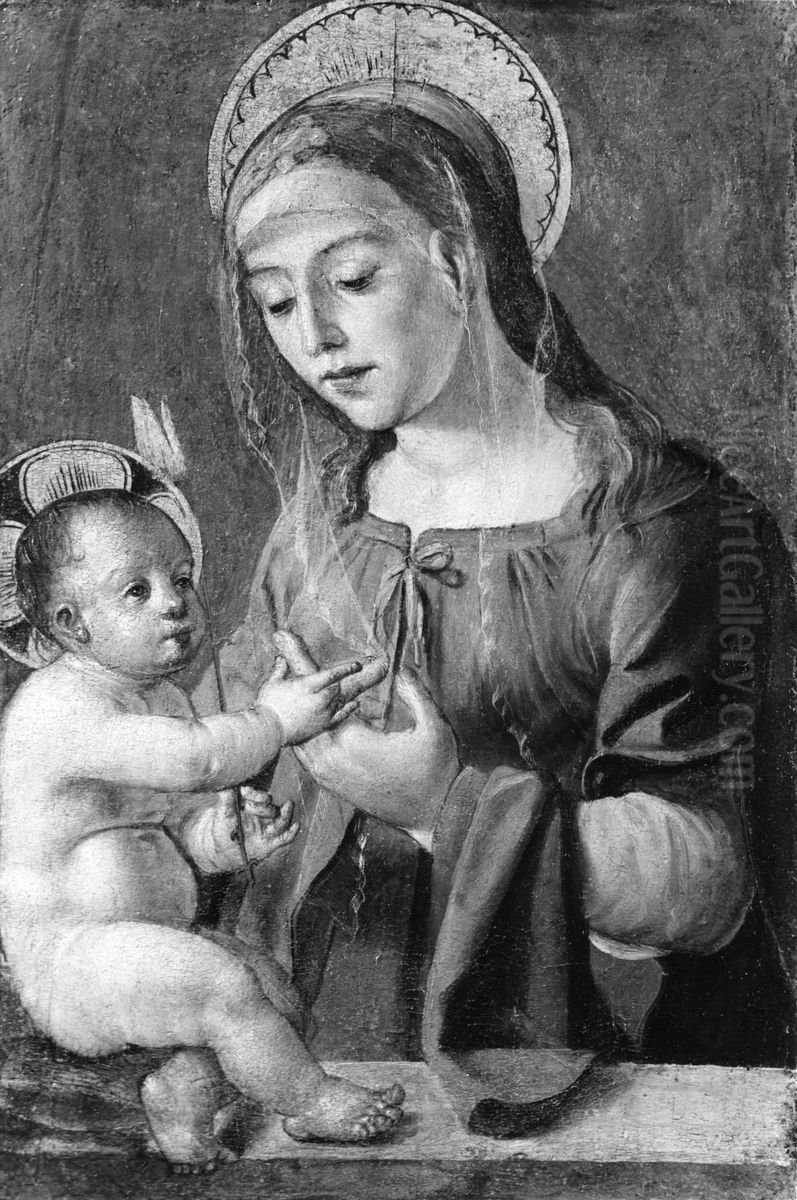 Virgin and Child Oil Painting by Pedro Berruguete