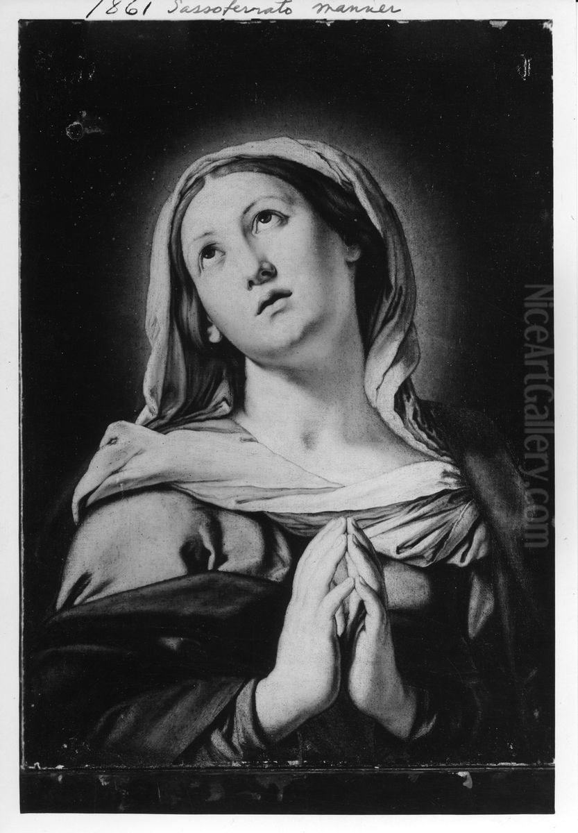 The Virgin In Prayer Oil Painting by Giovanni Battista Salvi da Sassoferrato