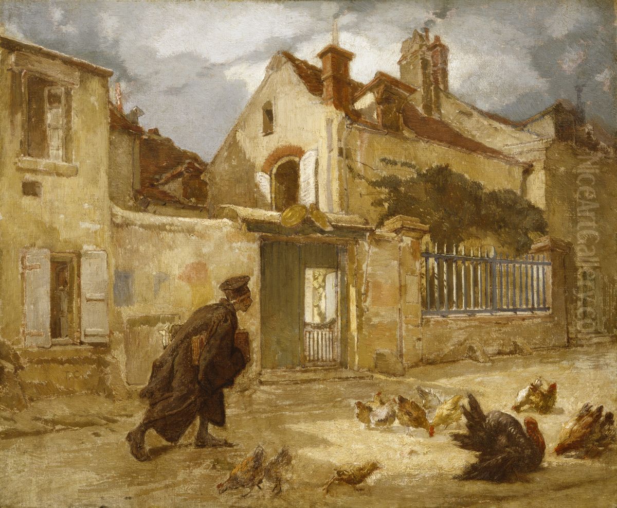 Lawyer Going to Court Oil Painting by Thomas Couture