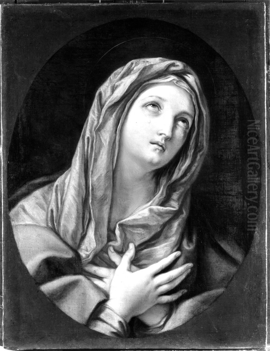 The Mourning Virgin Oil Painting by Guido Reni