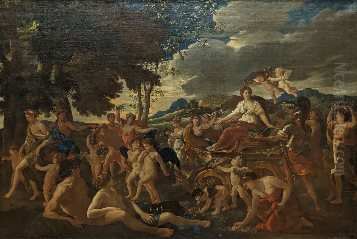 The Triumph of Flora Oil Painting by Nicolas Poussin