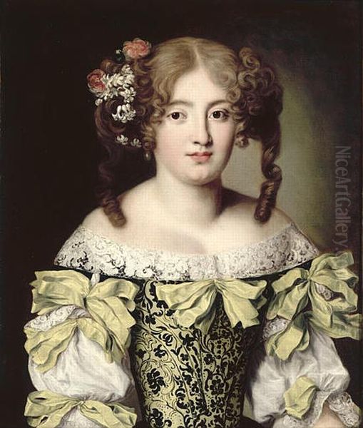 Portrait of Maria Ortensia del Drago Oil Painting by Jacob Ferdinand Voet