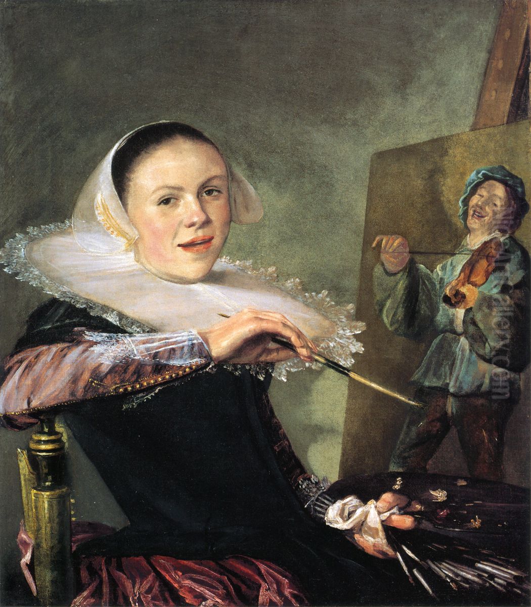 Self-portrait Oil Painting by Judith Leyster