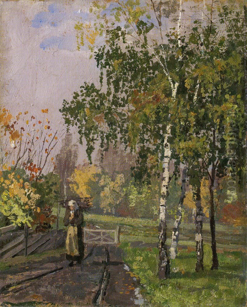 Autumn in Vestre Aker Oil Painting by Edvard Munch