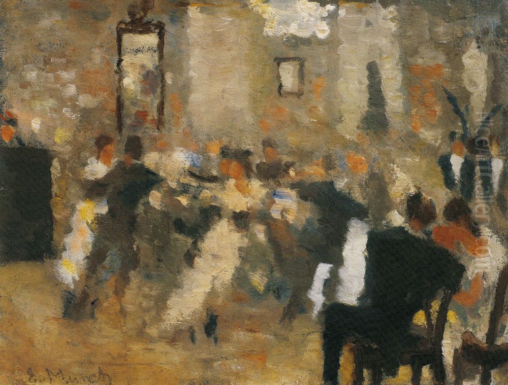 Ball Oil Painting by Edvard Munch