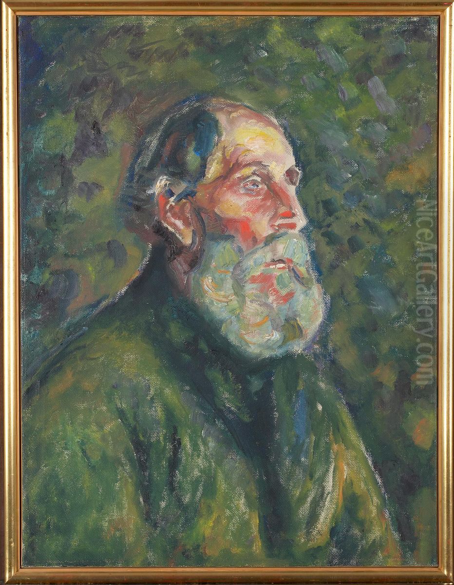 Borre Eriksen Oil Painting by Edvard Munch