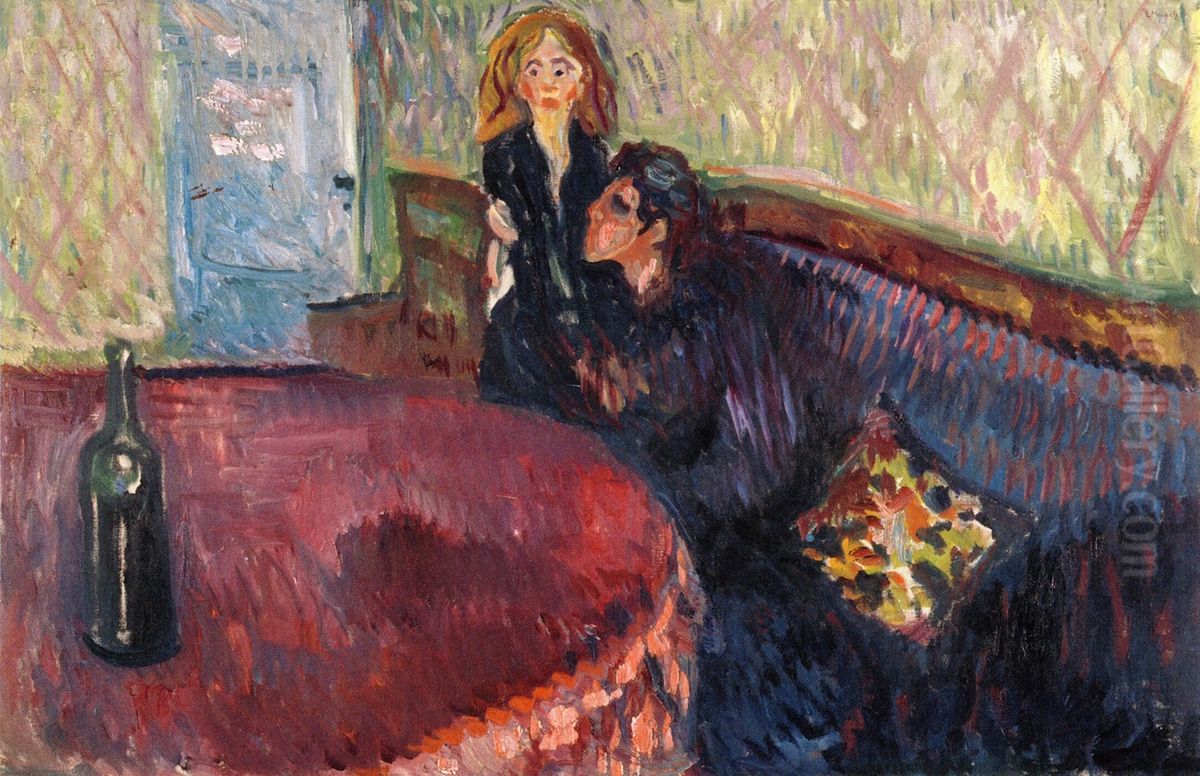 Desire Oil Painting by Edvard Munch