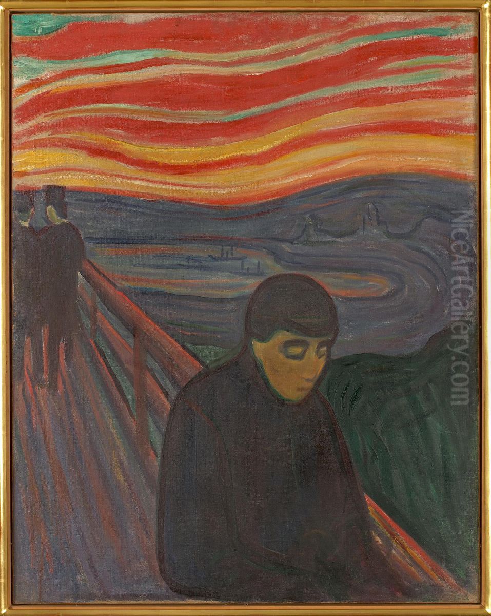 Despair Oil Painting by Edvard Munch