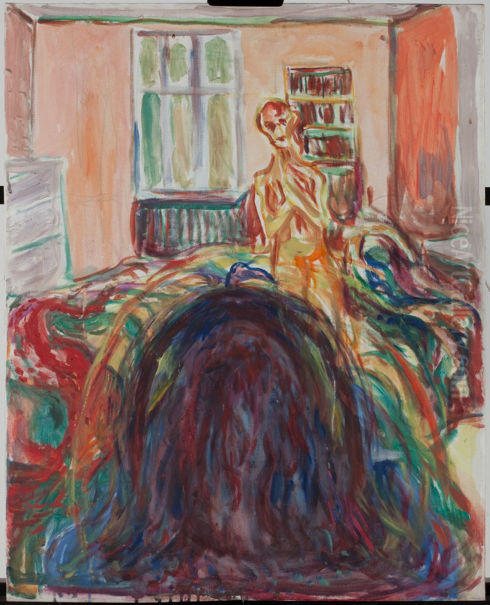 Disturbed Vision Oil Painting by Edvard Munch