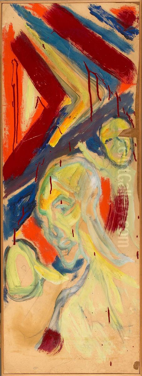 Draft for a Decoration Oil Painting by Edvard Munch