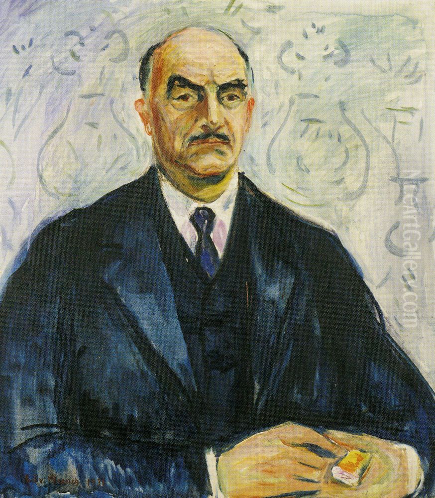 Fritz H. Frolich Oil Painting by Edvard Munch