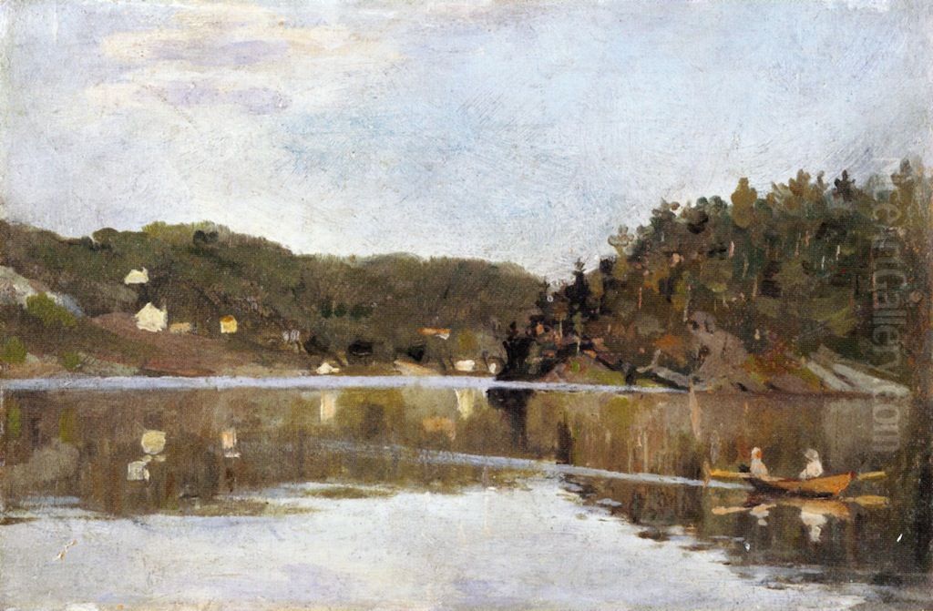 From Bunnefjorden Oil Painting by Edvard Munch