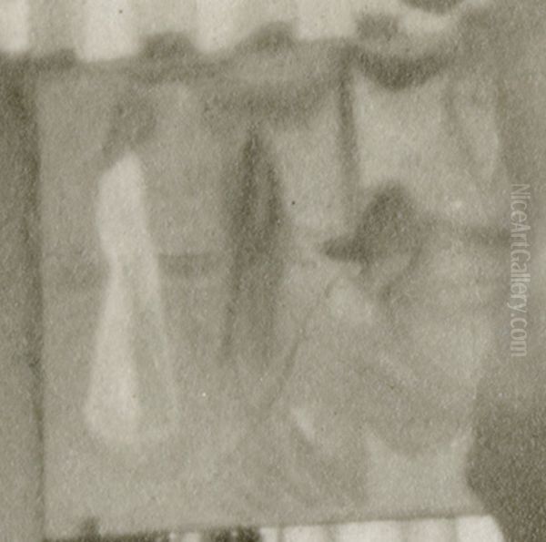 Groups of People on the Beach Oil Painting by Edvard Munch