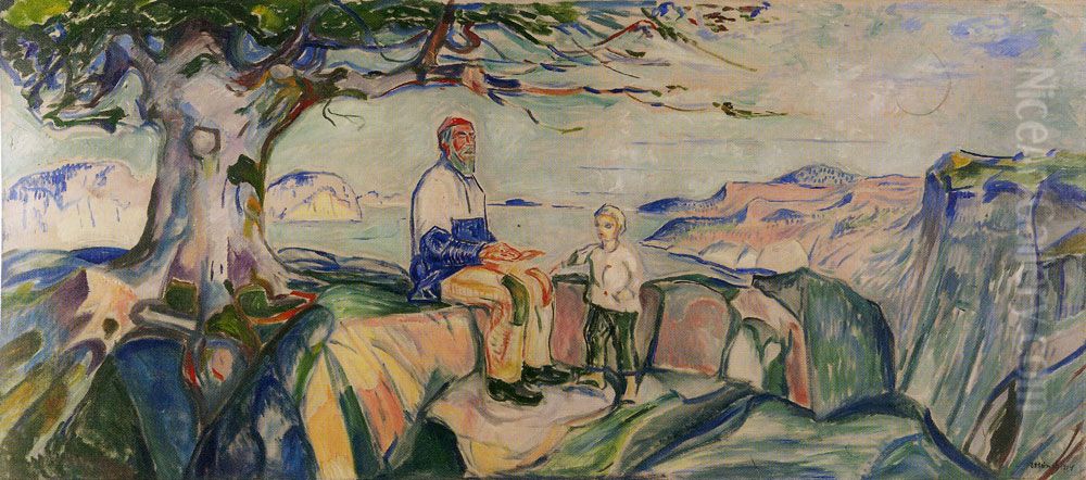 History Oil Painting by Edvard Munch