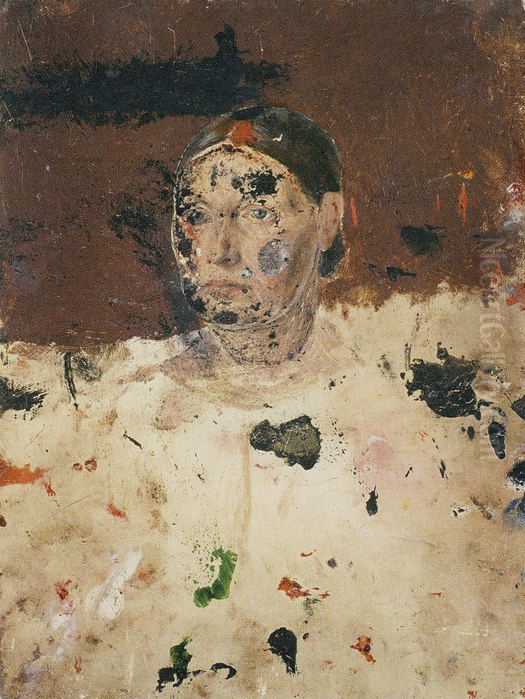 Karen Bjolstad Oil Painting by Edvard Munch