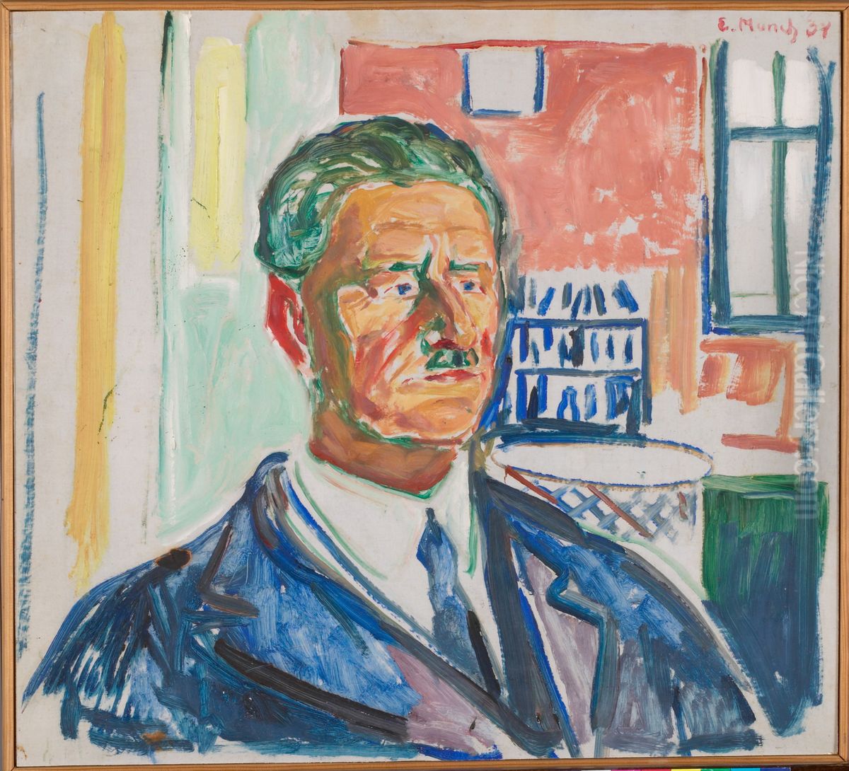 Karl Wefring Oil Painting by Edvard Munch