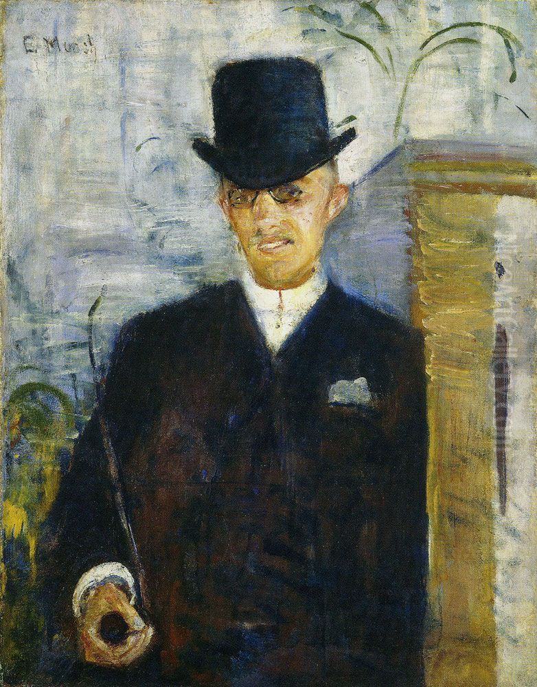 Klemens Stang Oil Painting by Edvard Munch